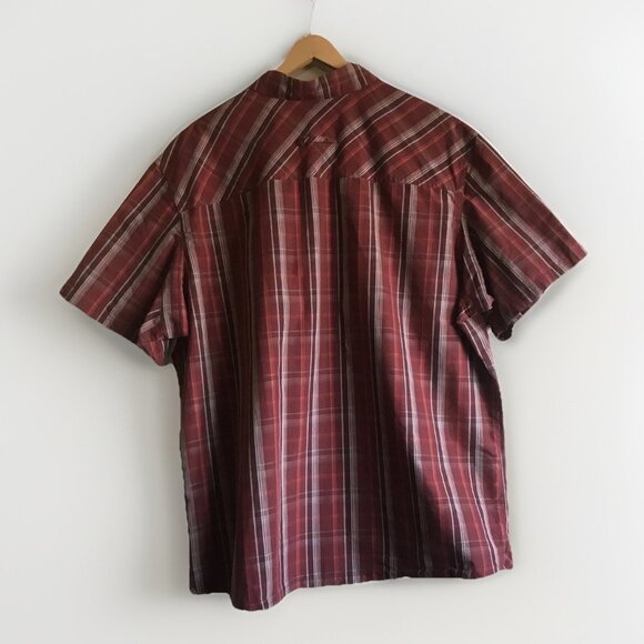 Cabela's Button Up Plaid Shirt Men’s Size 2X Short Sleeve Collared Casual Cotton - Picture 2 of 6